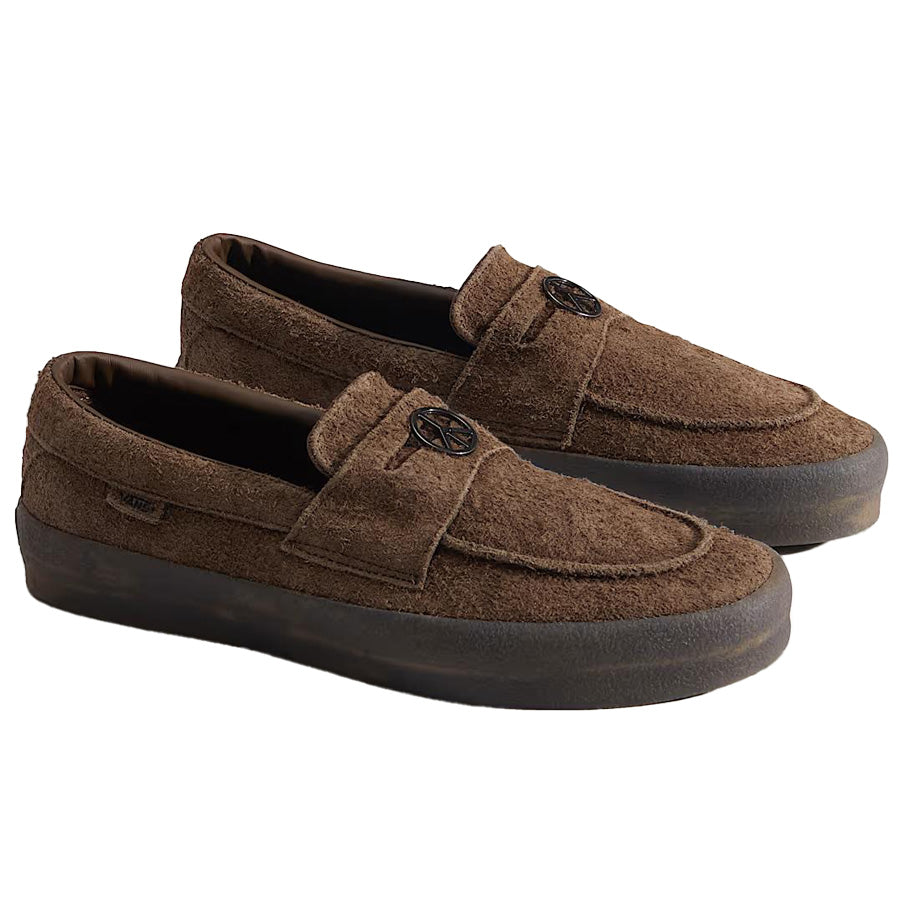 VANS バンズヴァンズ / スリッポン スニーカー ローファー /  SKATE LOAFER - CREPE VINTAGE COCOA / VN000Z3QFST / メンズ