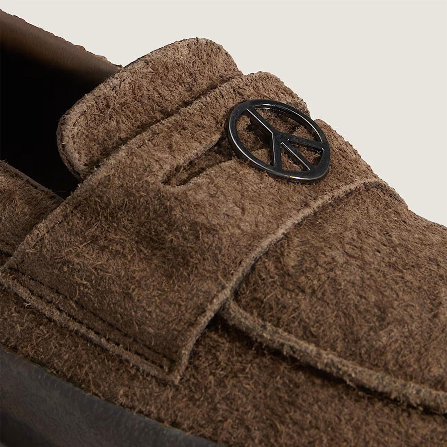 VANS バンズヴァンズ / スリッポン スニーカー ローファー /  SKATE LOAFER - CREPE VINTAGE COCOA / VN000Z3QFST / メンズ
