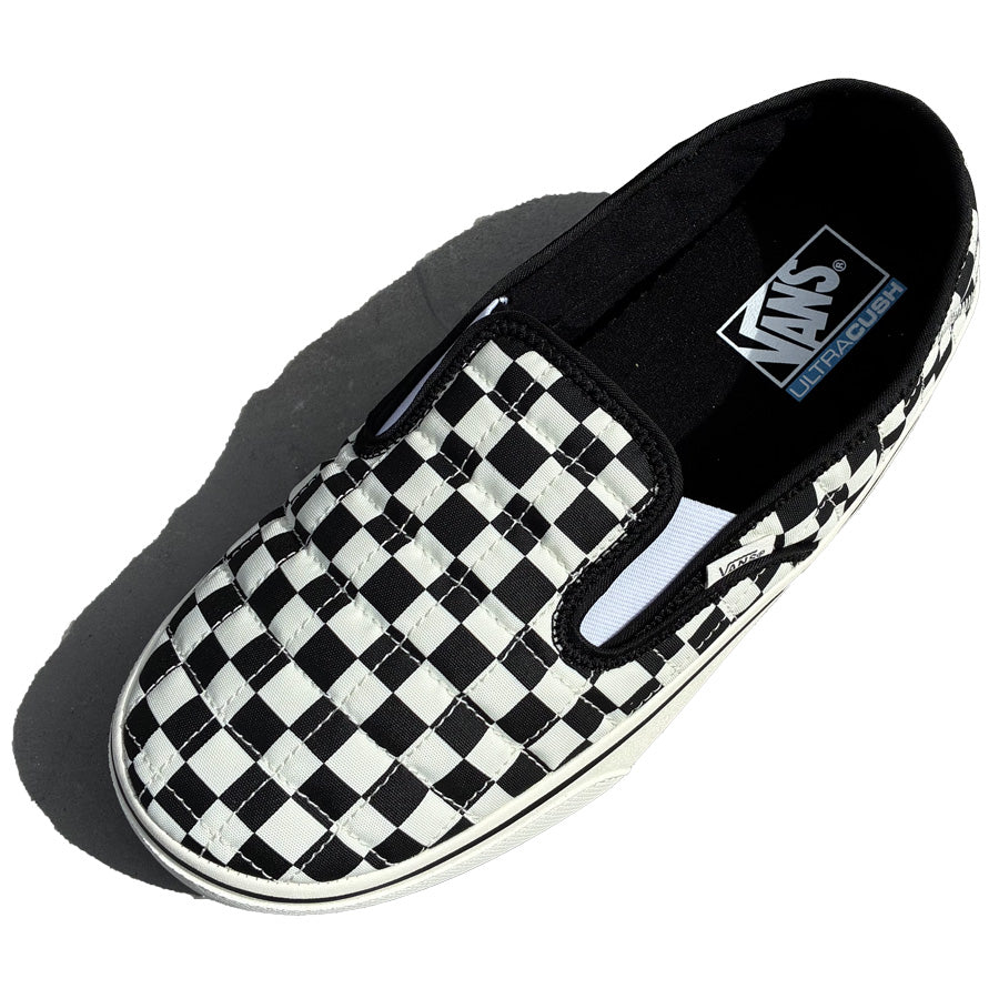 VANS バンズ ヴァンズ / 中綿入り スリッパ スリッポン スニーカー / SLIP-ER 2 - BLACK(CHECKERBOARD) x CLASSIC WHITE / VN0A4UWOIB8