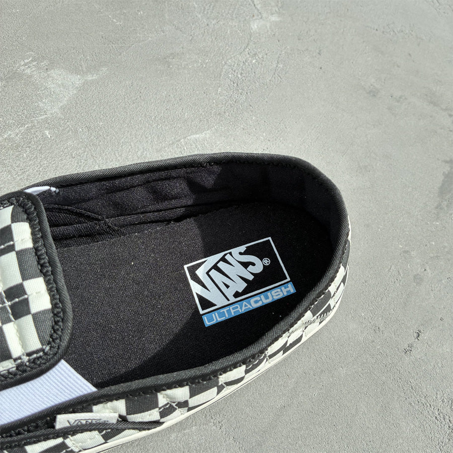 VANS バンズ ヴァンズ / 中綿入り スリッパ スリッポン スニーカー / SLIP-ER 2 - BLACK(CHECKERBOARD) x CLASSIC WHITE / VN0A4UWOIB8
