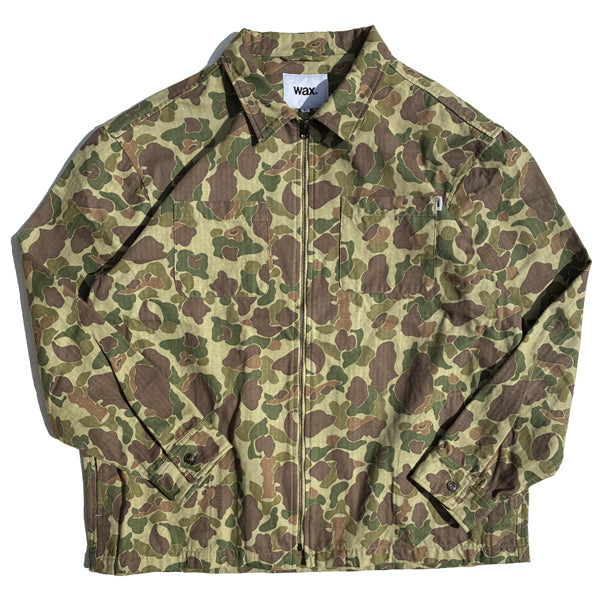 WAX(ワックス)  / ジップジャケット ハンターカモ / HUNTER CAMO ZIP JACKET / WX-0538 / メンズ THM