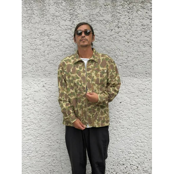 WAX(ワックス)  / ジップジャケット ハンターカモ / HUNTER CAMO ZIP JACKET / WX-0538 / メンズ THM
