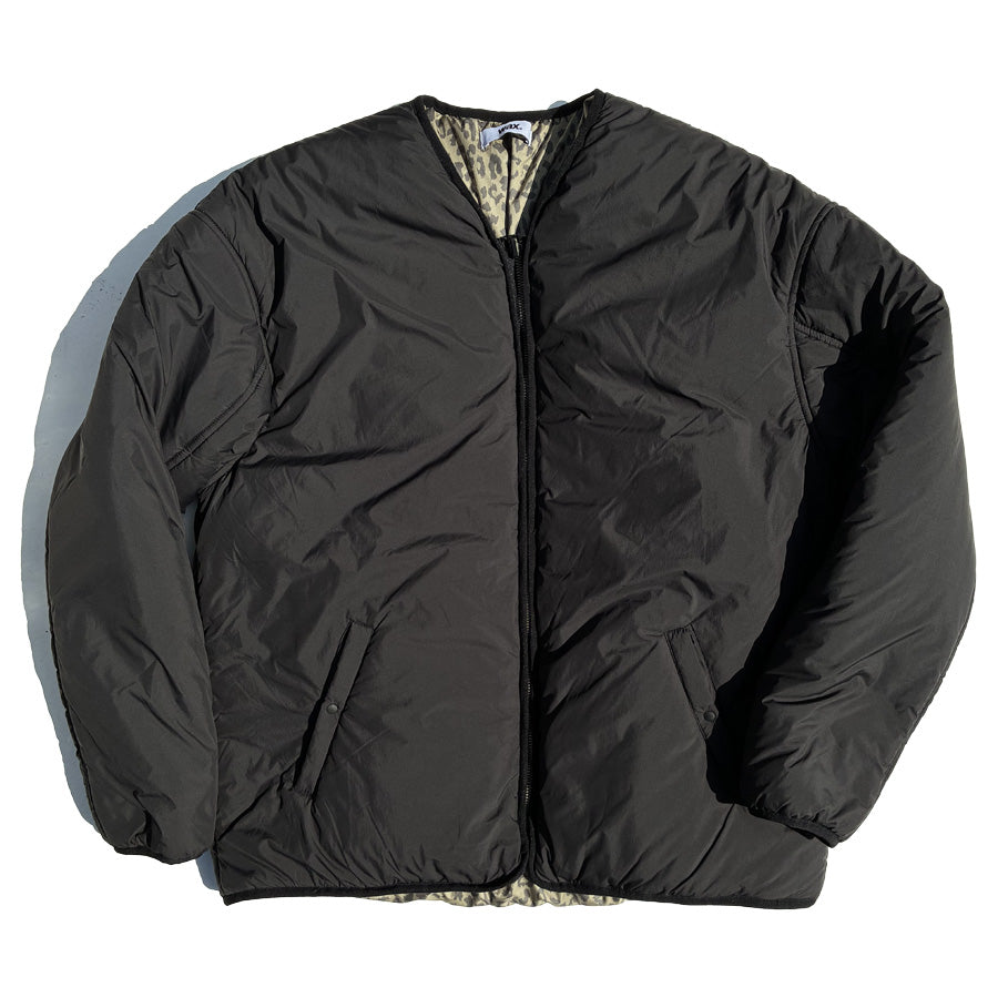WAX(ワックス) / リバーシブルジップカーディガン / Reversible zip cardigan - Black / WX-0529 / メンズ THM
