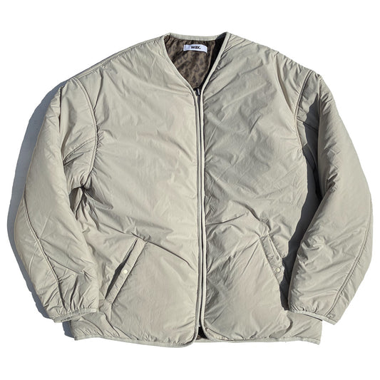 WAX(ワックス) / リバーシブルジップカーディガン / Reversible zip cardigan - Gray / WX-0529 / メンズ THM