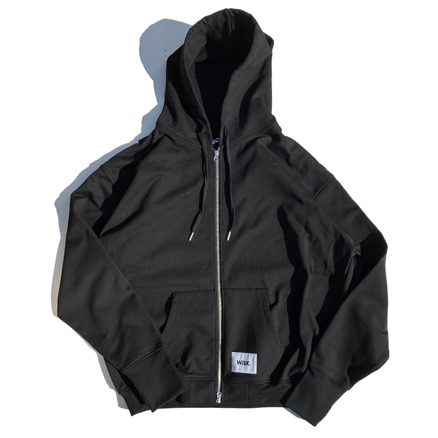 WAX(ワックス) / リフレクティブジップフーディー パーカー / Reflective zip hoodie - Black / WX-0534 / メンズ THM