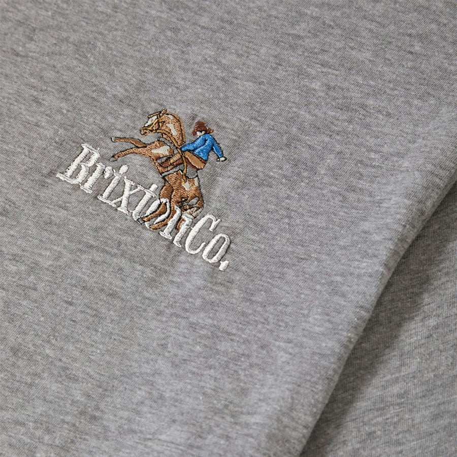 BRIXTON ( ブリクストン ) / Tシャツ 半袖 / INWOOD S/S STT - HEATHER GREY / 17236-HTGRY