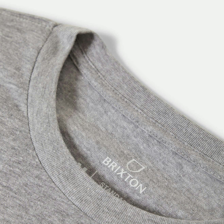 BRIXTON ( ブリクストン ) / Tシャツ 半袖 / INWOOD S/S STT - HEATHER GREY / 17236-HTGRY
