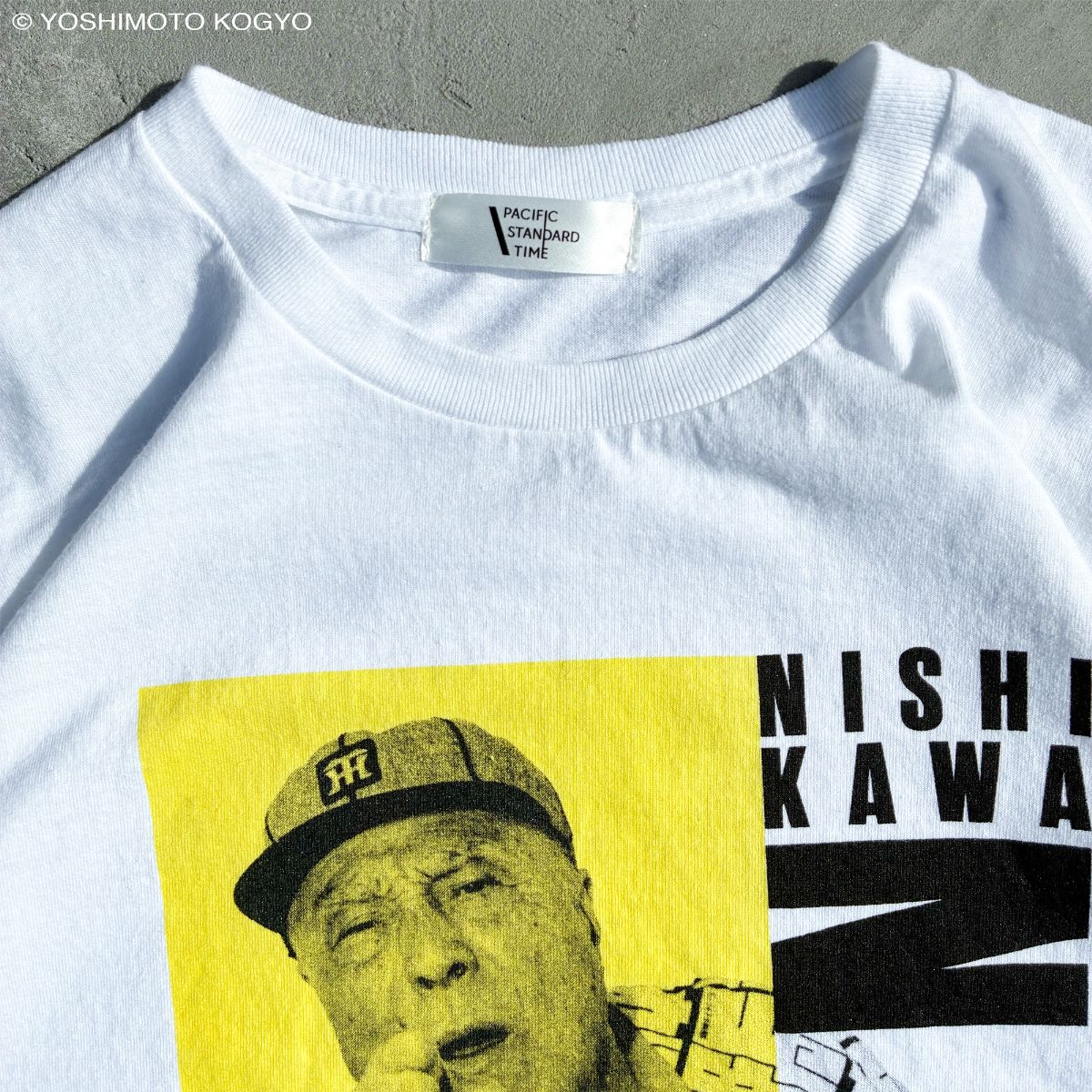 [2026/09/26 発売開始] 「阪神タイガース」 x 「西川のりお」 Tee - WHITE / Produced by JHANKSON × PACIFIC STANDARD TIME