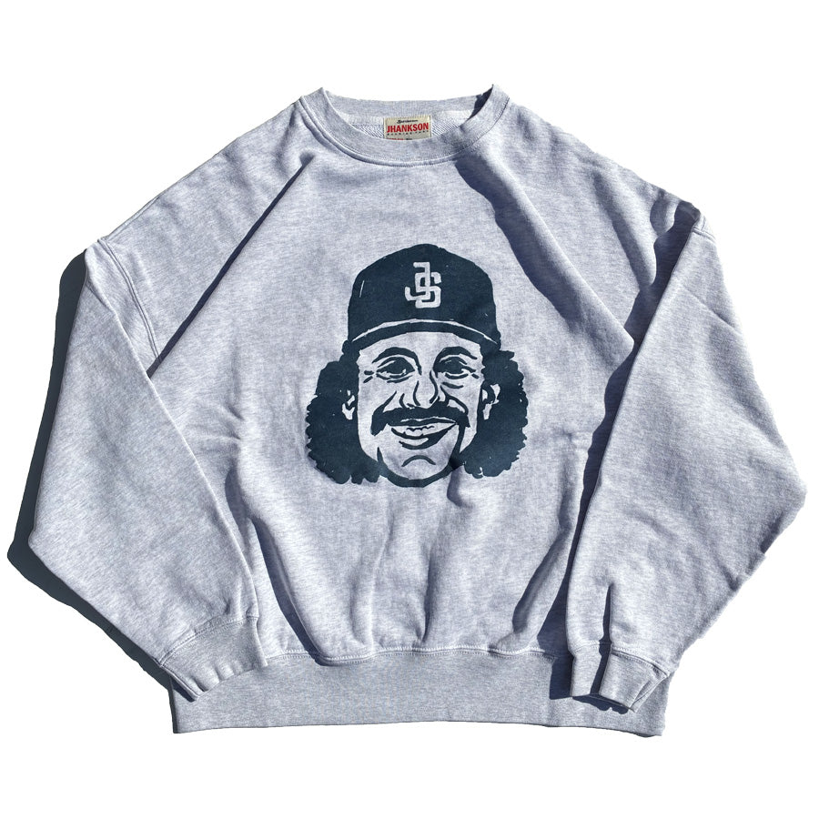 JHANKSON(ジャンクソン) / スウェットクルーネック トレーナー / RANDY BONDS CREW SWEAT - ASH x DENIM / JH26AW-012CS / メンズ