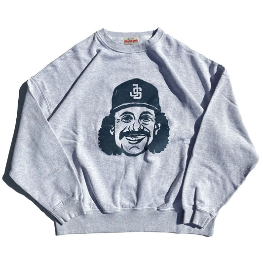 JHANKSON(ジャンクソン) / スウェットクルーネック トレーナー / RANDY BONDS CREW SWEAT - ASH x DENIM / JH26AW-012CS / メンズ