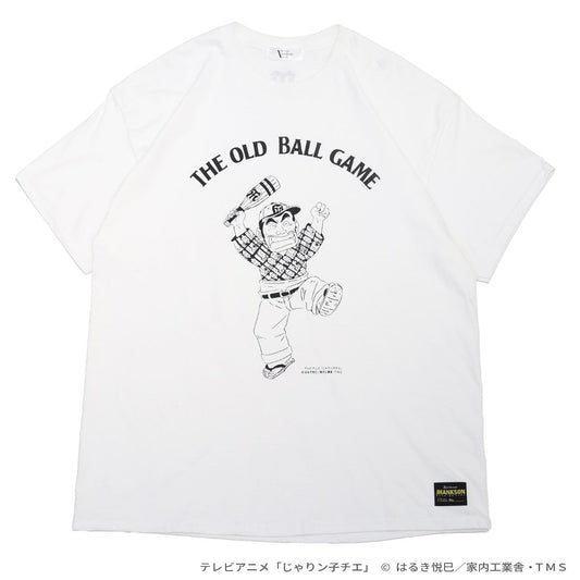 [2026/08/30 発売開始] 「阪神タイガース」× テレビアニメ「じゃりン子チエ」 / 半袖Tシャツ / “テツ” セブンスイニング Tee - WHITE / Produced by JHANKSON × PACIFIC STANDARD TIME